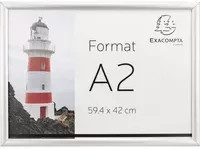 Exacompta Bilderwechselrahmen Office DIN A2 in Silber - Bild 1