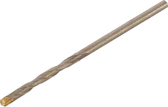 LUX-TOOLS Betonbohrer mit Carbide-Spitze in Silber, Durchmesser: 4 mm, Länge: 75 mm - Bild 1