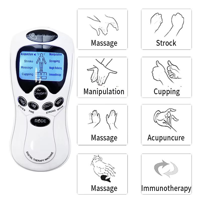 Raiuleko EMS Elektrostimulator TENS Pulse Massagegerät, Unisex - Bild 4