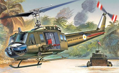 Italeri UH-1D SLICK, Modellfahrzeug, 1:72, Grün - Bild 1