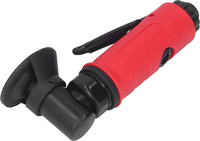 Pneumatischer Winkelschleifer von TOMTOP JMS in Rot für die Rostentfernung mit 90 Grad Winkel und rotierender Funktion - Bild 1