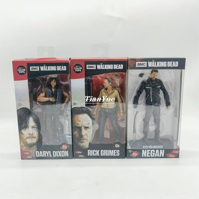 Funko The Walking Dead Charaktere Captainr Rick Grimes Daryl Dixon Negan, Modell Boxfigur, 15 cm, ab 12 Jahren - Bild 1