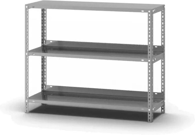 PROREGAL Aktenregal verzinkt mit 3 Ebenen, H x B x T: 80 x 100 x 30 cm - Bild 1