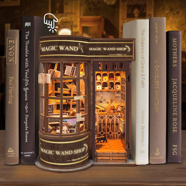ELEVEN-CUTE DIY Zauberstab aus Holz als Miniatur-Modellbausatz für dein Bücherregal - Bild 1