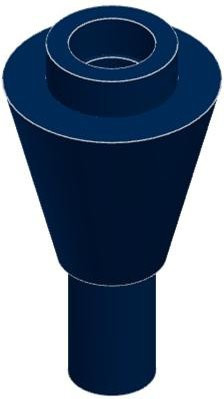 IAJIALE Eiswaffel 1x1 Bausteine Lebensmittel dunkelblaue 203-teiliges Set - Bild 1
