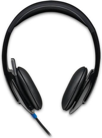 Logitech USB Headset H540 On-Ear Headset in Schwarz mit USB-A Anschluss - Bild 1