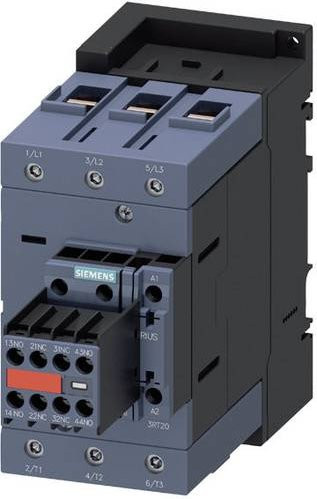 Siemens Koppelschütz 3RT2045-1KB44-3MA0 in Grau, 2 Schließer, 2 Öffner, 142kW, 1000V, 77A mit Varistor - Bild 1