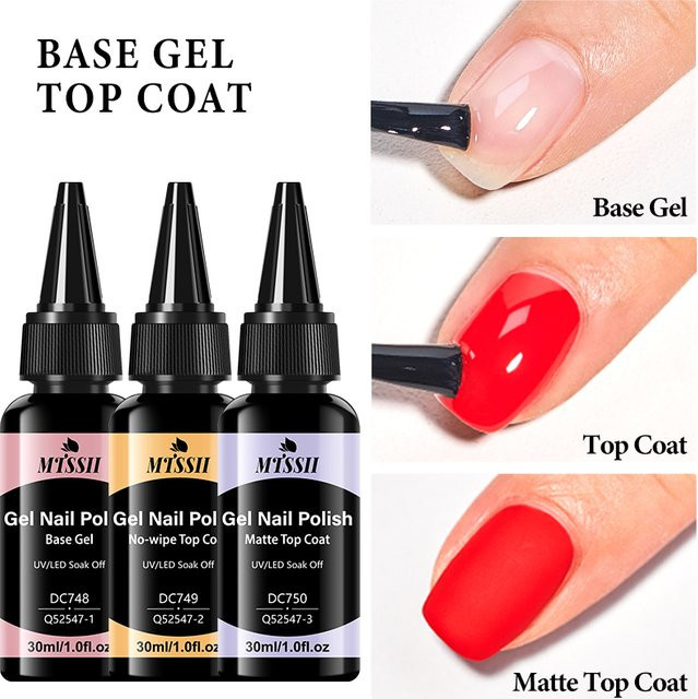 Mtssii Matte Top Coat Gel, Transparent, 30 ml - Bild 1