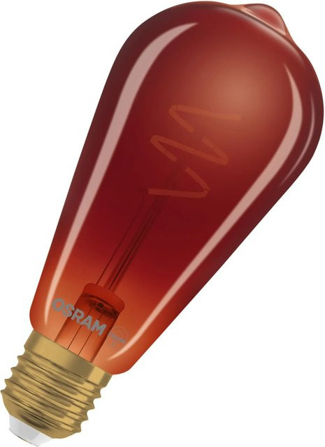 Osram LED-Lampe Edisonform Spiral-Fil E27 in Kupfer, 3 W, 1.800 K, Höhe: 13,9 cm, Durchmesser: 6,4 cm - Bild 1