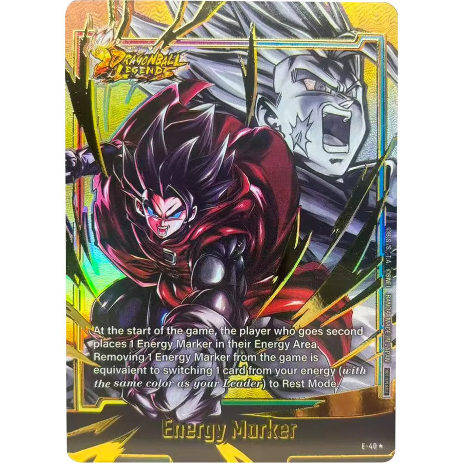Bandai Dragon Ball Sammelkarten, Son Goku Majin Buu Broly Energiemarkierungskarte, Bunt / Mehrfarbig - Bild 1