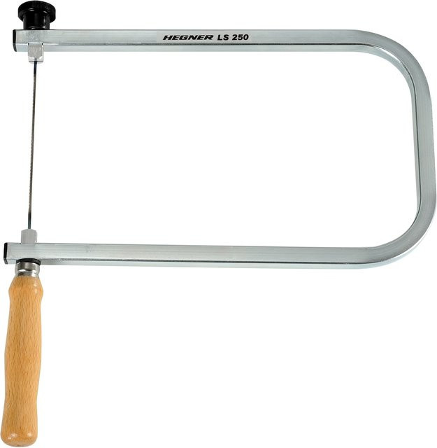 Hegner Laubsägebogen LS 250 Holzsäge in Silber - Bild 1