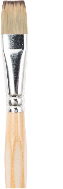 Rico Design Hobby-Pinsel Synthetic mit ergonomischem Holzgriff flach 14 - Bild 1