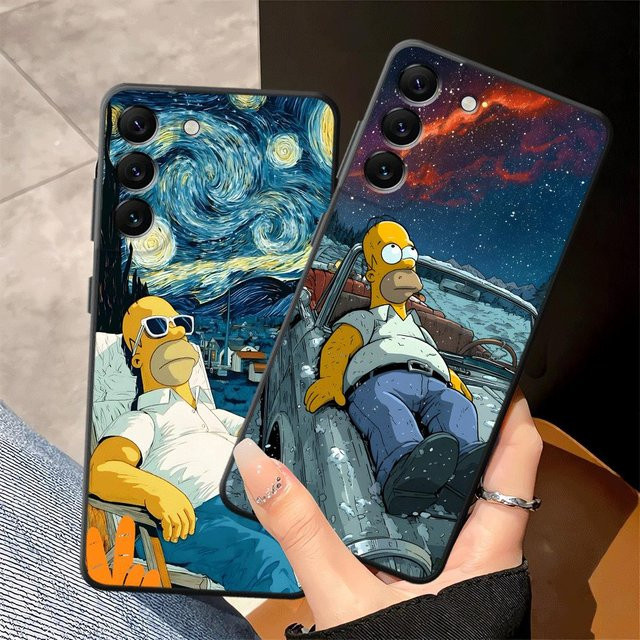 Handyhülle mit The Simpsons Homer Art für Samsung Galaxy A-Serie in Multicolour - Bild 1