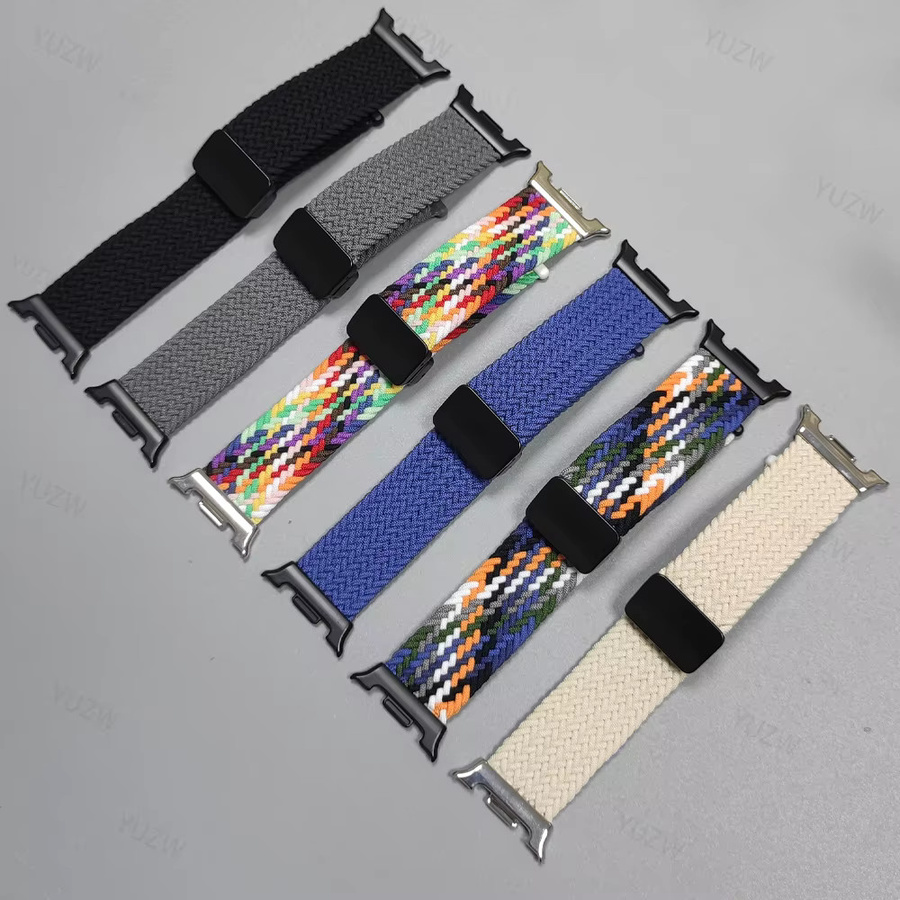 Uhrenarmband Nylon, Magnetschnalle, Samsung Galaxy Watch 8, Bunt - Bild 4