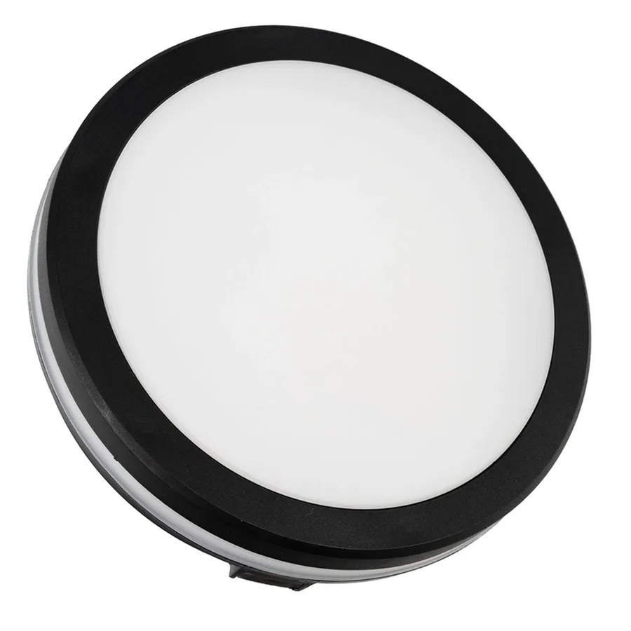 LUXULA LED Deckenleuchte Schwarz, IP65 Feuchtraumleuchte Rund mit CCT Kalt- und Warmweiß, 30W, 3000lm, Durchmesser: 30 cm - Bild 2