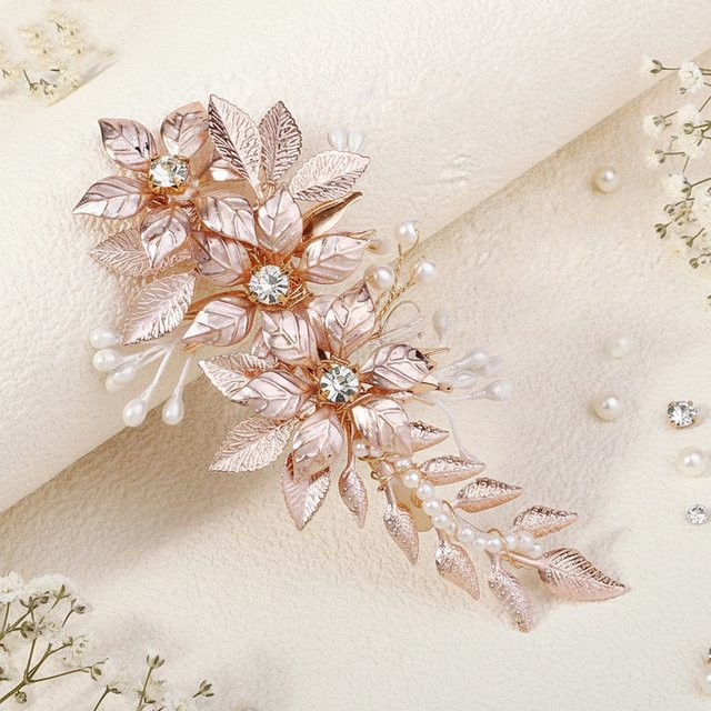 Haarnadel Blumen, Legierung, Damen - Bild 1