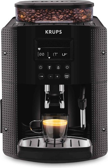 Krups Espresso-Kaffeevollautomat EA 8150 Schwarz - Bild 1