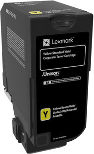 Lexmark Original Tonerpatrone 74C2SYE Gelb für Laserdrucker - Bild 1