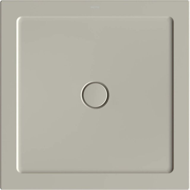 Bette Duschwanne Stage Quadrat Extraflach in Beige, B/B: 90 x 90 cm - Bild 1