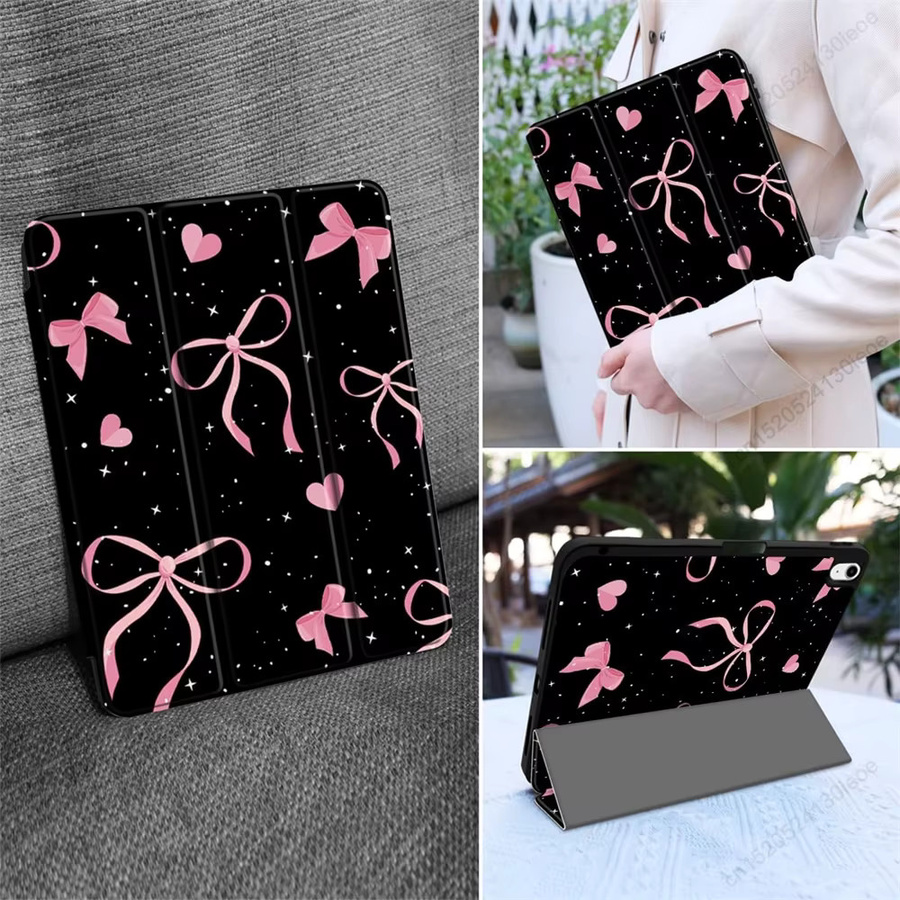Greliana Tablet Hülle mit Stifthalter für iPad Pro 11, iPad Air und iPad Mini in Schwarz oder Grau - Bild 6