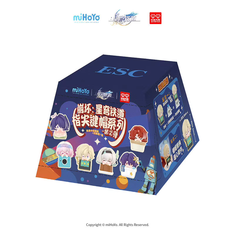 Bandai Honkai: Star Rail Fingertip Keycaps Vol.2, Tastatur-Tastenkappen Mystery Blind Bag, Sammelornamente - Bild 3