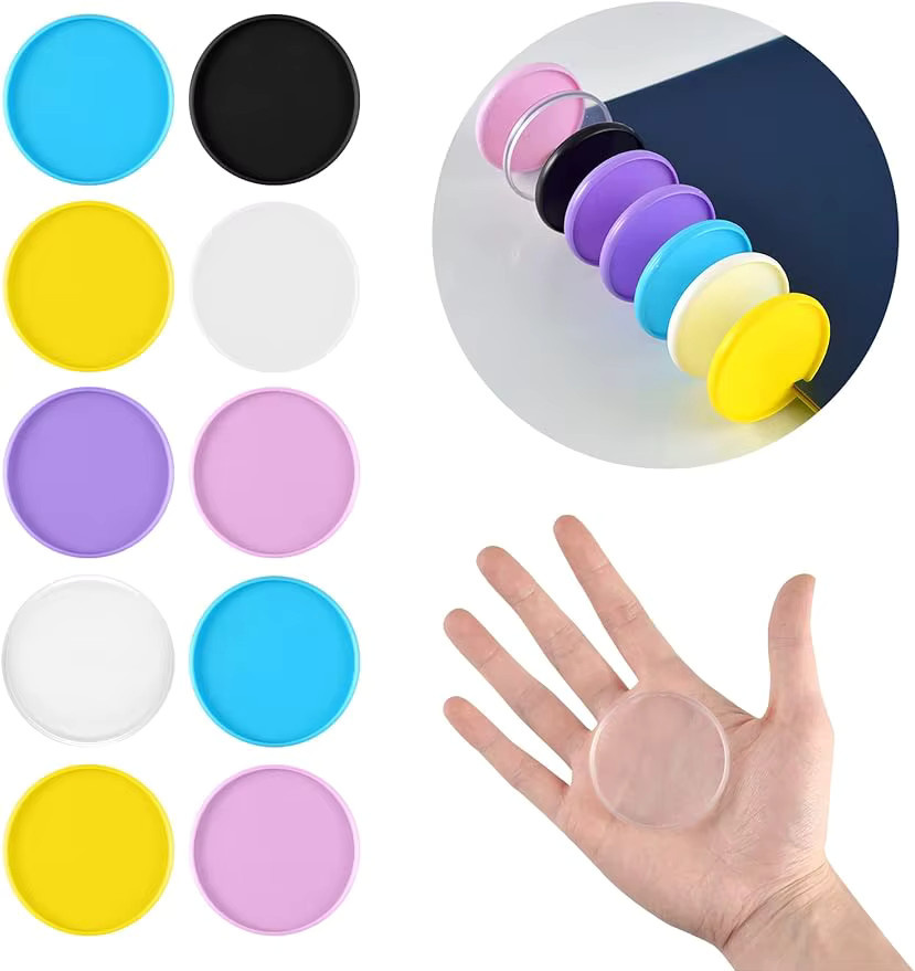 30 Stück LZN Discbound Expander Scheiben aus Kunststoff in Multicolor und Gelb, 2 Zoll Binder Ringe für deine Planer und Buchbindung - Bild 2