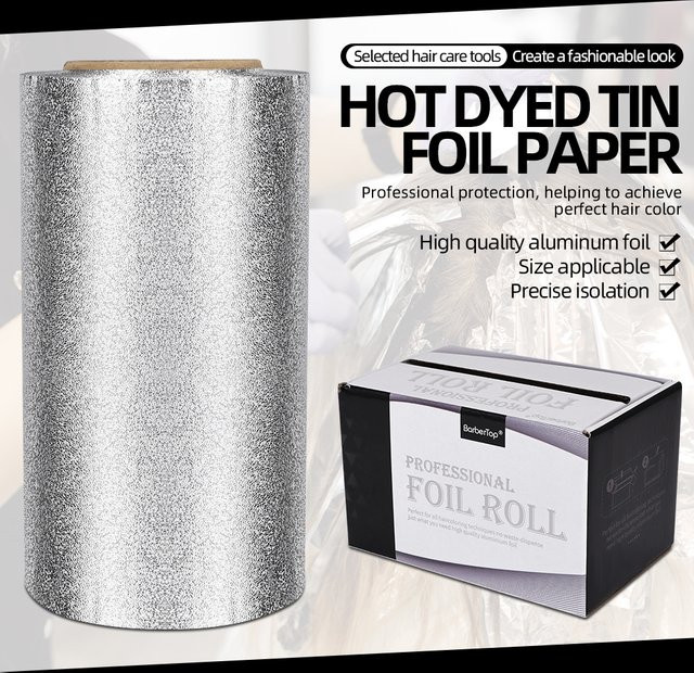 Aluminiumfolien für Haar-Highlights und Dauerwellen-Styling - Bild 1