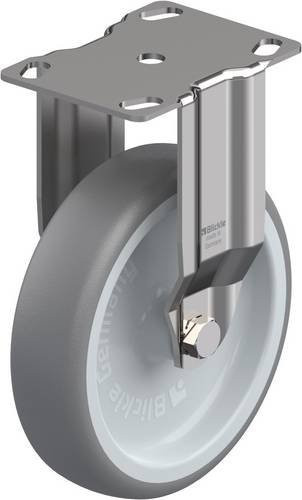 Blickle Bockrolle BKPXA-TPA 126G aus Edelstahl in Silber/Grau mit Rad-Durchmesser 125 mm und einer Tragfähigkeit von max. 120 kg - Bild 1