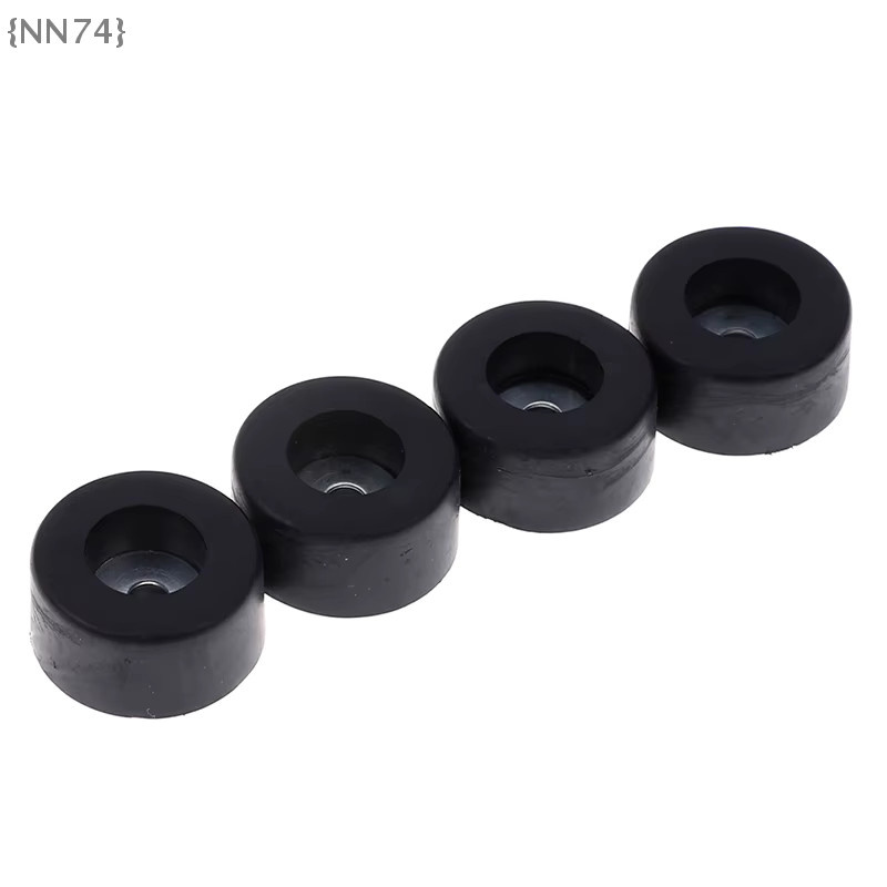 JETTING Vibrationsdämpfungsfüße Gummipads für Lautsprecher, Schrank und Verstärker, 4er-Set, Schwarz, B: 38 mm, T: 19 mm - Bild 4