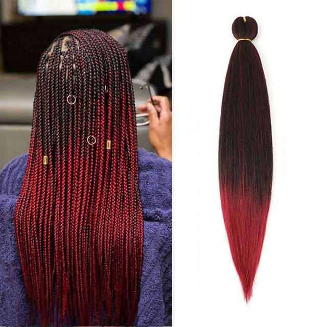 BitLamb Jumbo Braid Synthetisches Flecht Haar Ombre, Damen - Bild 1