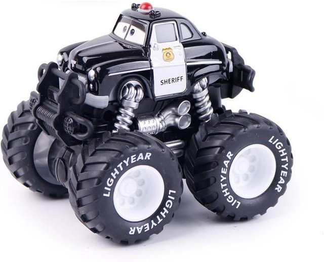 Disney Cars Lightning McQueen SUV Black Storm Jackson Cruz Mater, Metallautos, 1:55, ab 14 Jahren - Bild 1