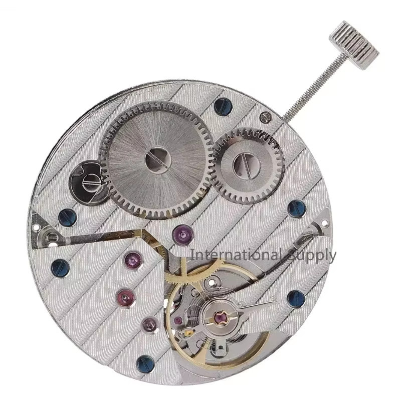 Herrenuhr Analoguhr, Handaufzug, Edelstahl, Silber, Rund - Bild 4