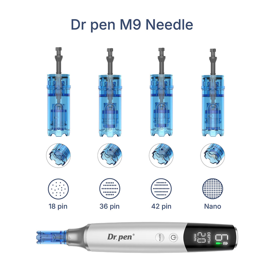 Buiti Nadelkartuschen 10 Stück, Round Nano Pin, für Dr. Pen M9 - Bild 2