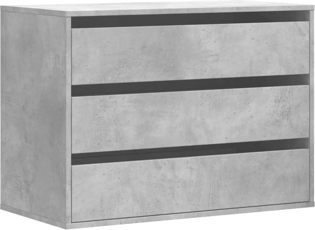 vidaXL Kommode aus Holzwerkstoff in Betongrau, B/T/H: 80 x 41 x 58 cm - Bild 1