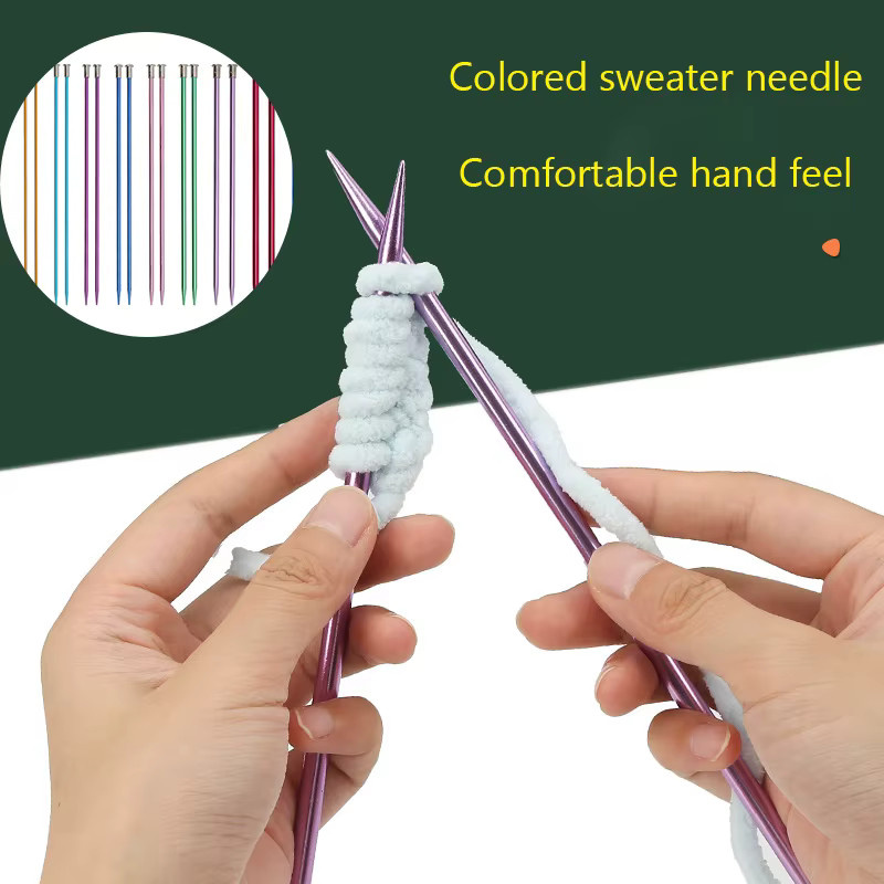 NOTIONSLAND Stricknadel aus Aluminiumoxid in Multicolor, Länge: 25 cm, Durchmesser: 3,0 mm bis 10,0 mm - Bild 5