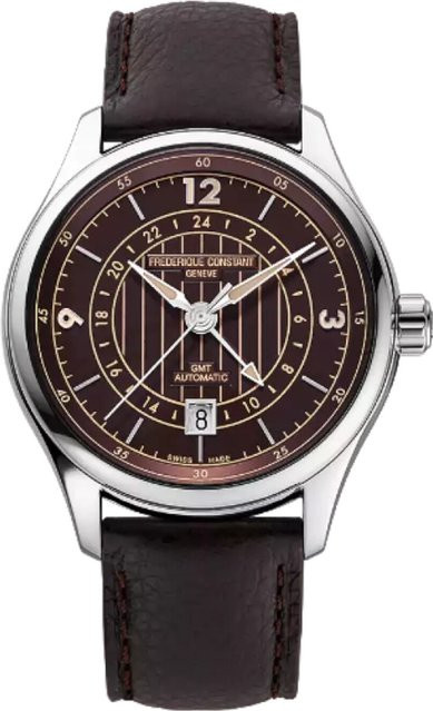 Frederique Constant Herrenuhr Runabout, Automatik, Edelstahl, 42 mm, Leder - Bild 1