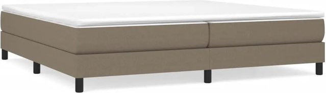 vidaXL Boxspringbett in Taupe mit Stoffbezug B/T/H: 200 x 200 x 25 cm - Bild 1