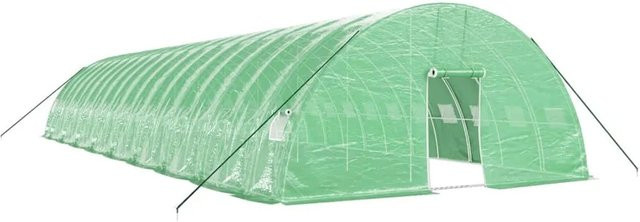 Furnicato Gewächshaus mit Stahlrahmen in Grün, B/T/H: 18 x 6 x 2,85 m, 108 m² - Bild 1