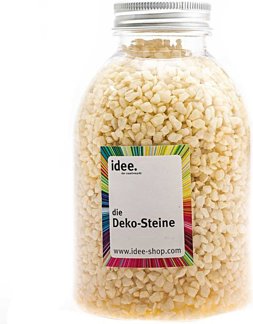 idee. Creativmarkt Dekosteine Creme 810g - Bild 1