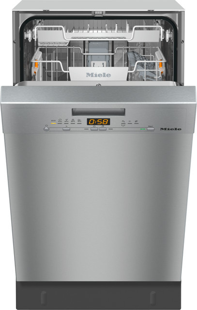 Miele Geschirrspüler G 5540 SCU SL Active Unterbau-Geschirrspüler in Edelstahl CleanSteel, Breite: 45 cm - Bild 1