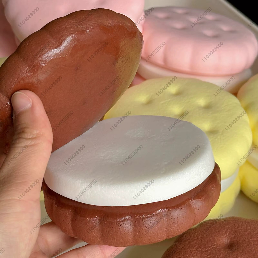 ISHOWTIENDA Squishy Keks Antistress Spielzeug in Multicolour für Kinder und Erwachsene - Bild 4