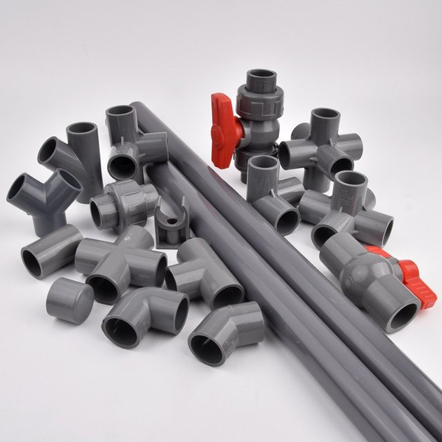 SgooHan PVC-Rohrverbinder Set in Grau mit 3-Wege, 4-Wege, 5-Wege und 6-Wege Anschlüssen sowie Winkelstücken für Wasserleitungen (20 bis 50 mm) - Bild 1