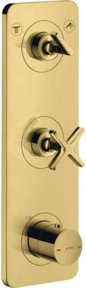 Hansgrohe Axor Citterio E UP-Thermostat Fertigset mit Sicherheitsstopp in Goldoptik - Bild 1