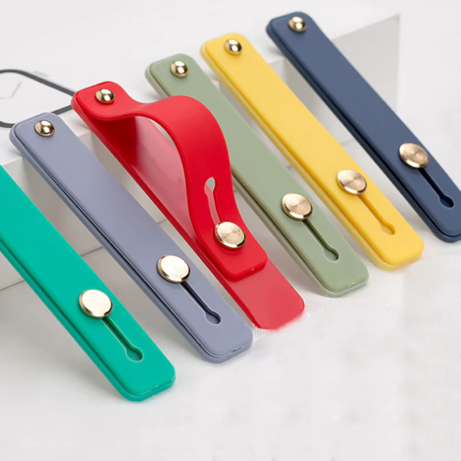 PHONEPACE Universeller Handyhalter mit Handgelenkschlaufe und Fingergriff-Ständer für iPhone und Xiaomi, Mehrfarbig - Bild 3