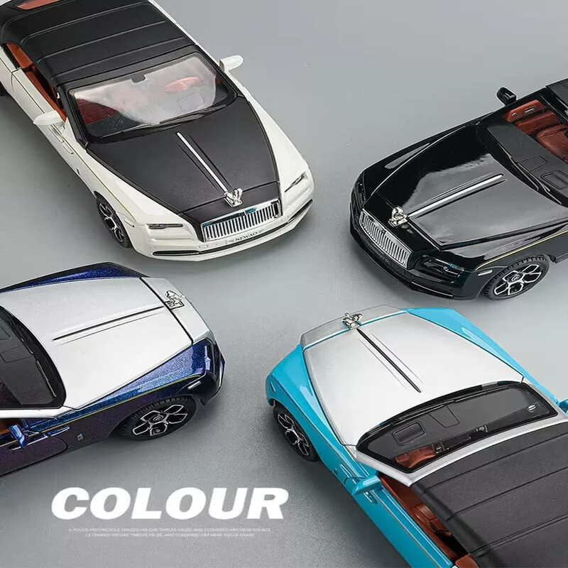 LYZRC Rolls-Royce Dawn Cabrio-Sportwagen Automodell 1:24 weiß mit Licht und Sound - Bild 2