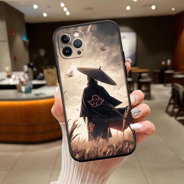 Schutzhülle RA25 Naruto Uchiha Itachi für iPhone 16, 15, 14, 13, 12 Pro Max Plus Mini in Multicolour - Bild 1