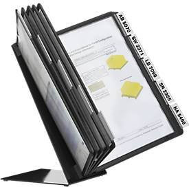 Durable Sichttafelsystem Vario Table 10 Tischständer-Set in Schwarz - Bild 2