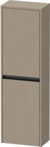 Duravit Halbhochschrank Ketho.2 in Leinen mit 2 Türen, B/T/H: 40 x 24 x 132 cm - Bild 1