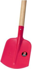 IDEAL Emsländer Schaufel Ruhr Brillant 00 in Rot und Stahl, B/H: 265 x 220 mm - Bild 1