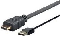 VivoLink Pro Adapterkabel USB-A auf HDMI in Schwarz mit 4K Unterstützung, Länge: 5,0 m - Bild 1